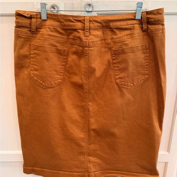 Size 16 Womens Denim Pencil Skirt - Picture 2 of 3